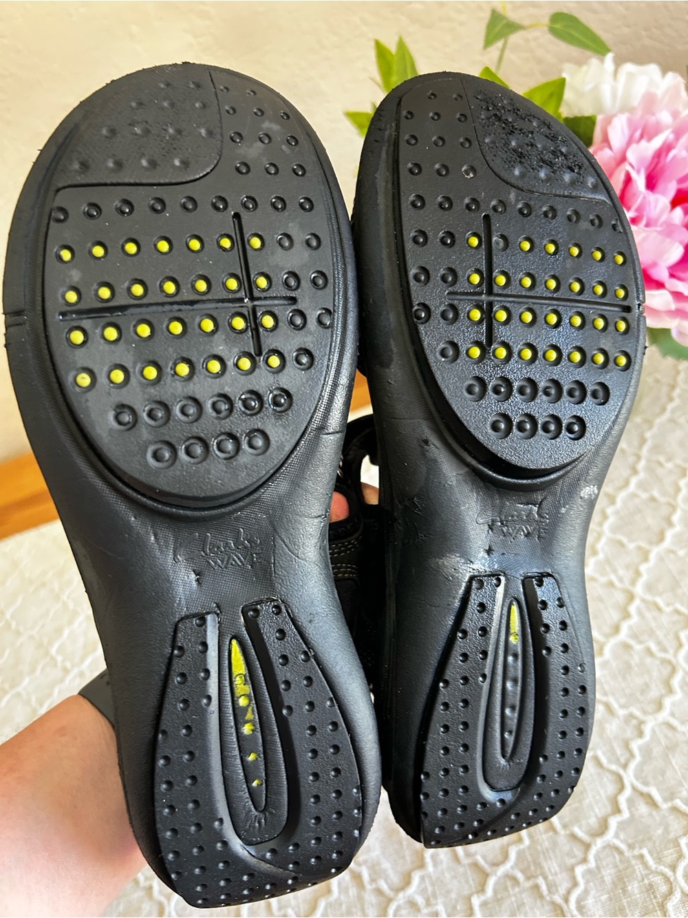 Clarks Black WavyWalk Sport Sandals, women’s size 8M - Picture 5 of 7